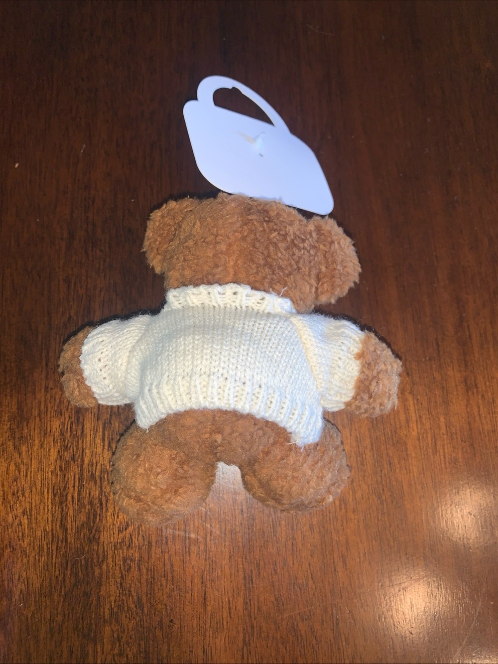Patriotic Teddy Bear in American Flag Sweater Bag Charm from Natasha NWT - Picture 4 of 9
